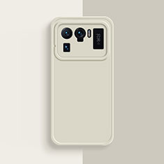 Funda Silicona Ultrafina Goma 360 Grados Carcasa S08 para Xiaomi Mi 11 Ultra 5G Blanco
