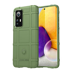 Funda Silicona Ultrafina Goma 360 Grados Carcasa S08 para Xiaomi Mi 12 Lite 5G Verde