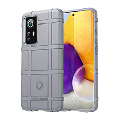 Funda Silicona Ultrafina Goma 360 Grados Carcasa S08 para Xiaomi Mi 12X 5G Gris