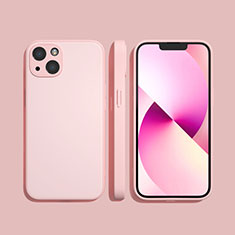 Funda Silicona Ultrafina Goma 360 Grados Carcasa S09 para Apple iPhone 13 Rosa