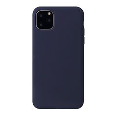 Funda Silicona Ultrafina Goma 360 Grados Carcasa Y01 para Apple iPhone 11 Pro Max Azul