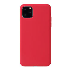 Funda Silicona Ultrafina Goma 360 Grados Carcasa Y01 para Apple iPhone 11 Pro Rojo Rosa