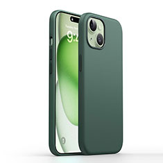 Funda Silicona Ultrafina Goma 360 Grados Carcasa YK1 para Apple iPhone 13 Verde