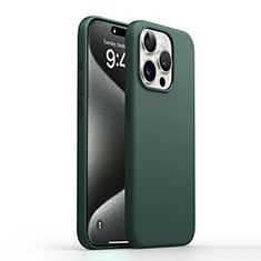 Funda Silicona Ultrafina Goma 360 Grados Carcasa YK1 para Apple iPhone 14 Pro Max Verde