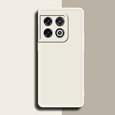 Funda Silicona Ultrafina Goma 360 Grados Carcasa YK1 para OnePlus 10 Pro 5G Blanco