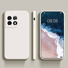 Funda Silicona Ultrafina Goma 360 Grados Carcasa YK1 para OnePlus 11 5G Blanco