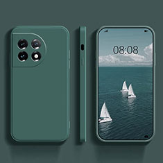 Funda Silicona Ultrafina Goma 360 Grados Carcasa YK1 para OnePlus 11 5G Verde