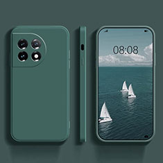 Funda Silicona Ultrafina Goma 360 Grados Carcasa YK1 para OnePlus 11R 5G Verde