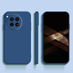 Funda Silicona Ultrafina Goma 360 Grados Carcasa YK1 para OnePlus 12 5G Azul