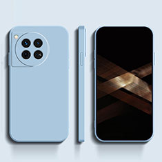 Funda Silicona Ultrafina Goma 360 Grados Carcasa YK1 para OnePlus 12 5G Azul Cielo