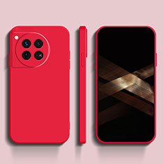 Funda Silicona Ultrafina Goma 360 Grados Carcasa YK1 para OnePlus 12 5G Rojo