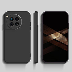 Funda Silicona Ultrafina Goma 360 Grados Carcasa YK1 para OnePlus 12R 5G Negro