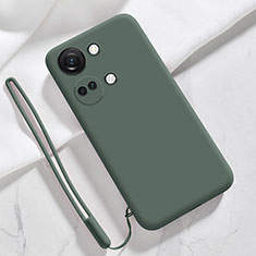 Funda Silicona Ultrafina Goma 360 Grados Carcasa YK1 para OnePlus Ace 2V 5G Verde Noche