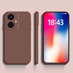 Funda Silicona Ultrafina Goma 360 Grados Carcasa YK1 para Realme 10 Pro+ Plus 5G Marron