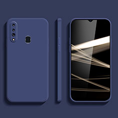 Funda Silicona Ultrafina Goma 360 Grados Carcasa YK1 para Samsung Galaxy A20s Azul