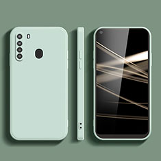 Funda Silicona Ultrafina Goma 360 Grados Carcasa YK1 para Samsung Galaxy A21 Menta Verde