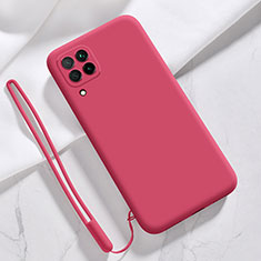 Funda Silicona Ultrafina Goma 360 Grados Carcasa YK1 para Samsung Galaxy A42 5G Rojo