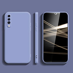 Funda Silicona Ultrafina Goma 360 Grados Carcasa YK1 para Samsung Galaxy A70 Gris Lavanda