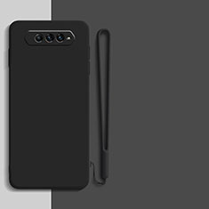 Funda Silicona Ultrafina Goma 360 Grados Carcasa YK1 para Xiaomi Black Shark 4 5G Negro