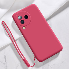 Funda Silicona Ultrafina Goma 360 Grados Carcasa YK1 para Xiaomi Civi 3 5G Rojo