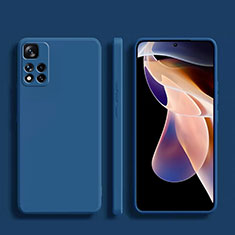 Funda Silicona Ultrafina Goma 360 Grados Carcasa YK1 para Xiaomi Mi 11i 5G (2022) Azul