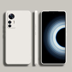 Funda Silicona Ultrafina Goma 360 Grados Carcasa YK1 para Xiaomi Mi 12T 5G Blanco