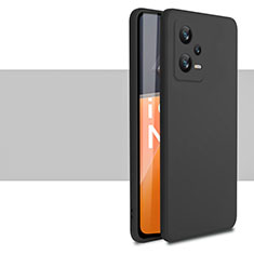 Funda Silicona Ultrafina Goma 360 Grados Carcasa YK1 para Xiaomi Poco X5 5G Negro