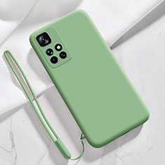 Funda Silicona Ultrafina Goma 360 Grados Carcasa YK1 para Xiaomi Redmi 10 (2022) Verde