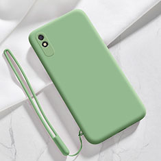 Funda Silicona Ultrafina Goma 360 Grados Carcasa YK1 para Xiaomi Redmi 9AT Verde