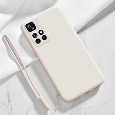 Funda Silicona Ultrafina Goma 360 Grados Carcasa YK1 para Xiaomi Redmi Note 11 4G (2021) Blanco