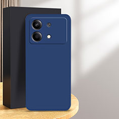 Funda Silicona Ultrafina Goma 360 Grados Carcasa YK1 para Xiaomi Redmi Note 13R Pro 5G Azul