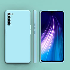 Funda Silicona Ultrafina Goma 360 Grados Carcasa YK1 para Xiaomi Redmi Note 8 (2021) Azul Claro