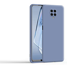 Funda Silicona Ultrafina Goma 360 Grados Carcasa YK1 para Xiaomi Redmi Note 9 Pro Max Gris Lavanda