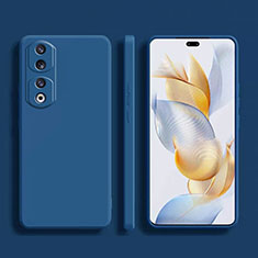Funda Silicona Ultrafina Goma 360 Grados Carcasa YK2 para Huawei Honor 90 Pro 5G Azul