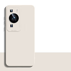 Funda Silicona Ultrafina Goma 360 Grados Carcasa YK2 para Huawei P60 Blanco