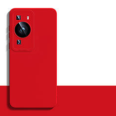 Funda Silicona Ultrafina Goma 360 Grados Carcasa YK2 para Huawei P60 Pro Rojo