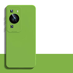 Funda Silicona Ultrafina Goma 360 Grados Carcasa YK2 para Huawei P60 Pro Verde