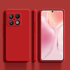 Funda Silicona Ultrafina Goma 360 Grados Carcasa YK2 para OnePlus 10 Pro 5G Rojo