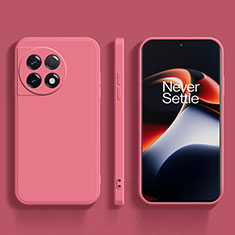 Funda Silicona Ultrafina Goma 360 Grados Carcasa YK2 para OnePlus 11R 5G Rosa Roja