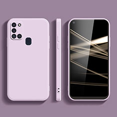 Funda Silicona Ultrafina Goma 360 Grados Carcasa YK2 para Samsung Galaxy A21s Purpura Claro