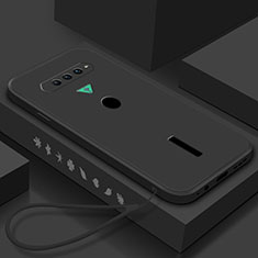 Funda Silicona Ultrafina Goma 360 Grados Carcasa YK2 para Xiaomi Black Shark 4 Pro 5G Negro