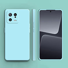 Funda Silicona Ultrafina Goma 360 Grados Carcasa YK2 para Xiaomi Mi 13 5G Cian