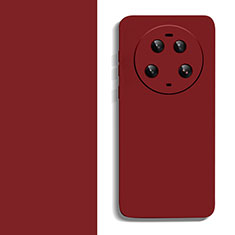 Funda Silicona Ultrafina Goma 360 Grados Carcasa YK2 para Xiaomi Mi 13 Ultra 5G Rojo Rosa