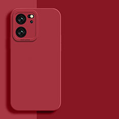 Funda Silicona Ultrafina Goma 360 Grados Carcasa YK2 para Xiaomi Mi 13T Pro 5G Rosa Roja