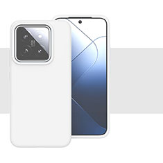 Funda Silicona Ultrafina Goma 360 Grados Carcasa YK2 para Xiaomi Mi 14 5G Blanco