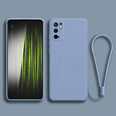 Funda Silicona Ultrafina Goma 360 Grados Carcasa YK2 para Xiaomi POCO M3 Pro 5G Gris Lavanda