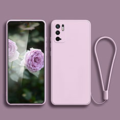 Funda Silicona Ultrafina Goma 360 Grados Carcasa YK2 para Xiaomi POCO M3 Pro 5G Purpura Claro