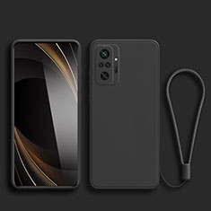 Funda Silicona Ultrafina Goma 360 Grados Carcasa YK2 para Xiaomi Redmi Note 10 4G Negro