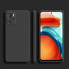 Funda Silicona Ultrafina Goma 360 Grados Carcasa YK2 para Xiaomi Redmi Note 10 Pro 5G Negro