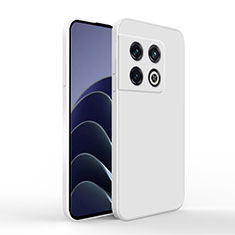 Funda Silicona Ultrafina Goma 360 Grados Carcasa YK3 para OnePlus 10 Pro 5G Blanco